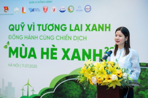 Quỹ Vì tương lai xanh tài trợ gần 3 tỷ đồng cho Chiến dịch Mùa hè Xanh 2025