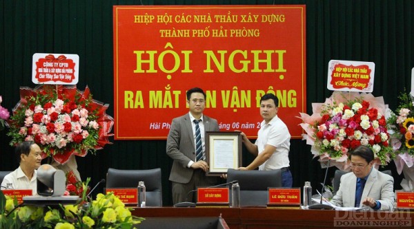 Ra mắt Ban vận động Hiệp hội các nhà thầu xây dựng Hải Phòng