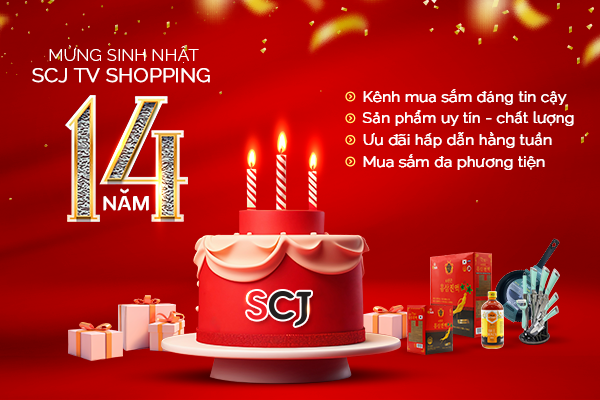 SCJ TV SHOPPING: 14 năm hành trình ý nghĩa, nâng tầm trải nghiệm mua sắm Việt