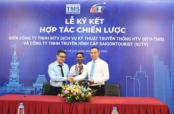 SCTV ký kết hợp tác chiến lược với HTV-TMS