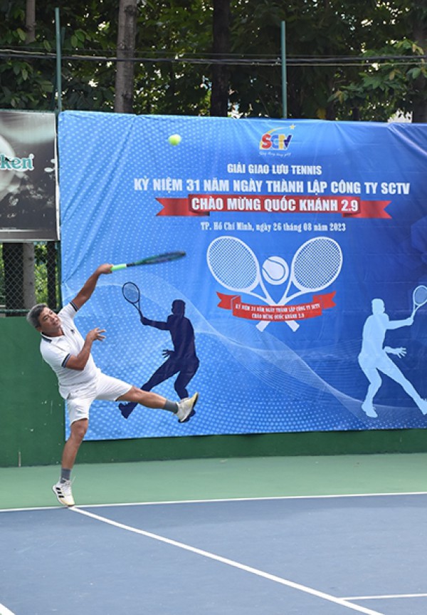 SCTV tổ chức giải Tennis mở rộng nhân kỷ niệm 31 năm thành lập công ty