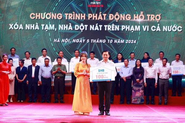 SHB được vinh danh Top 100 Giải thưởng Sao Vàng đất Việt 2024