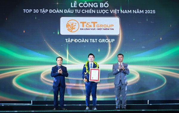 T&T Group được vinh danh Top 30 Tập đoàn đầu tư chiến lược Việt Nam - ALPHA 30 T&T Group được vinh danh Top 30 Tập đoàn đầu tư chiến lược Việt Nam - ALPHA 30
