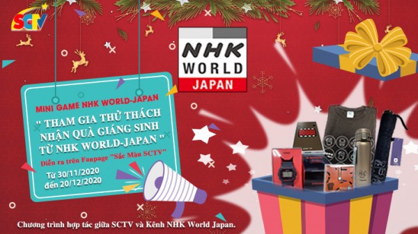 "Tham gia thử thách nhận quà Giáng Sinh từ NHK WORLD-JAPAN!"