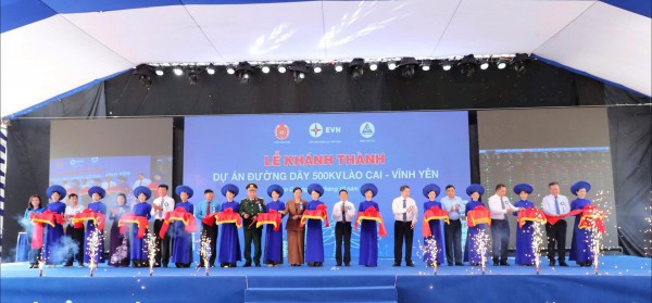 Thần tốc thi công vượt tiến độ, khánh thành dự án đường dây 500 kV Lào Cai - Vĩnh Yên Thần tốc thi công vượt tiến độ, khánh thành dự án đường dây 500 kV Lào Cai - Vĩnh Yên