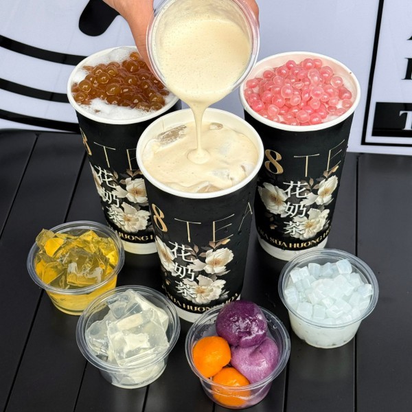 Trà sữa hương hoa lên ngôi Trà sữa hương hoa lên ngôi