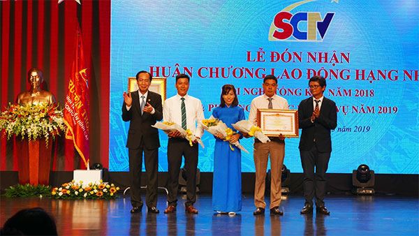 Truyền hình cáp SCTV vinh dự đón nhận Huân chương Lao động hạng Nhất