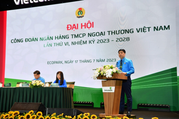 Đại hội Công đoàn Vietcombank lần thứ VI, nhiệm kỳ 2023 – 2028 thành công tốt đẹp