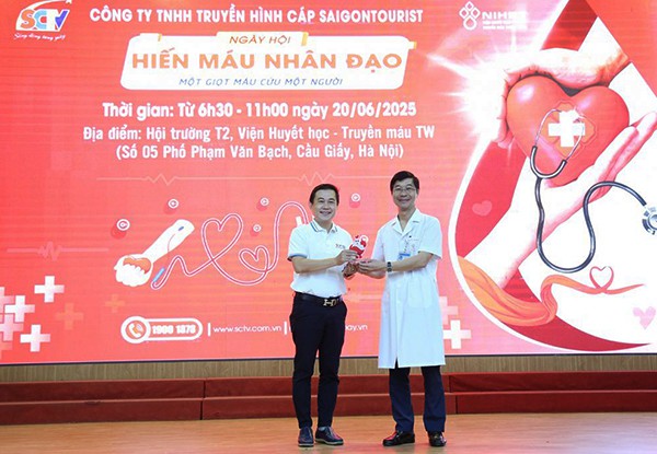 Hơn 80 đơn vị máu được hiến tặng, SCTV tiếp tục hành trình 15 năm vì cộng đồng