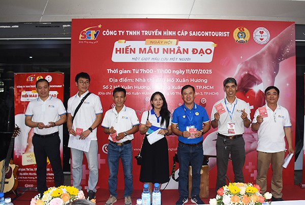“Một giọt máu cứu một người” – Thông điệp yêu thương từ đại gia đình SCTV