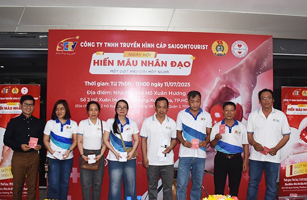 “Một giọt máu cứu một người” – Thông điệp yêu thương từ đại gia đình SCTV