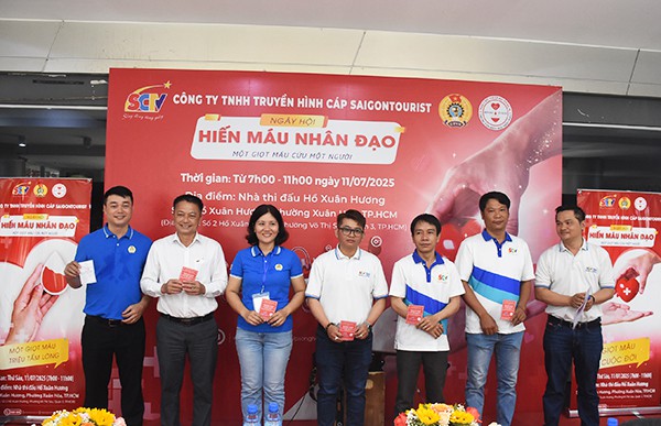 “Một giọt máu cứu một người” – Thông điệp yêu thương từ đại gia đình SCTV