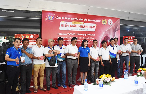 “Một giọt máu cứu một người” – Thông điệp yêu thương từ đại gia đình SCTV
