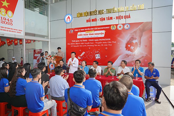 Nghĩa tình miền Tây lan tỏa từ Ngày hội Hiến máu SCTV 2026
