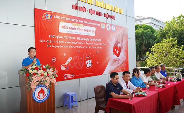 Nghĩa tình miền Tây lan tỏa từ Ngày hội Hiến máu SCTV 2026