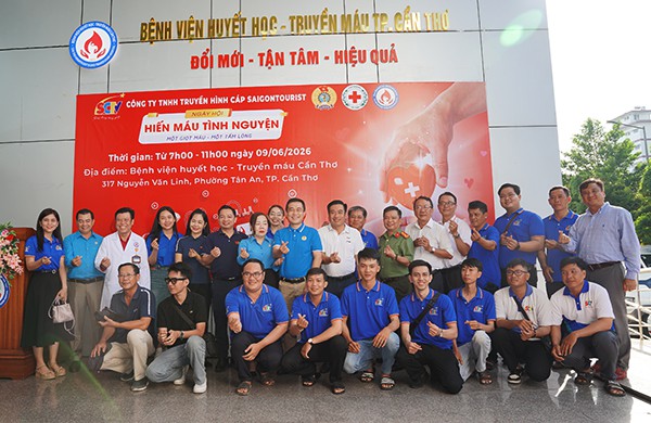 Nghĩa tình miền Tây lan tỏa từ Ngày hội Hiến máu SCTV 2026
