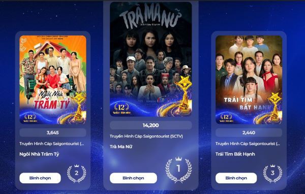 3 phim SCTV14 dẫn đầu Top bình chọn – Cùng đồng hành giữ vững thành tích!