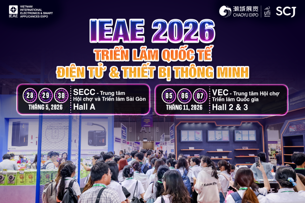 SCJ TV SHOPPING đồng hành cùng IEAE 2026: Kết nối xu hướng thiết bị thông minh và cơ hội giao thương