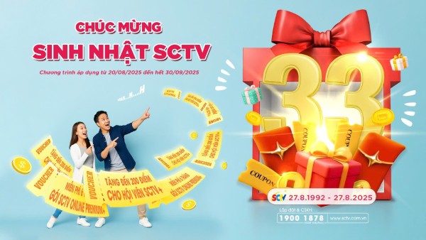 SCTV – 33 năm vững vàng bước vào “Kỷ nguyên vươn mình” của dân tộc