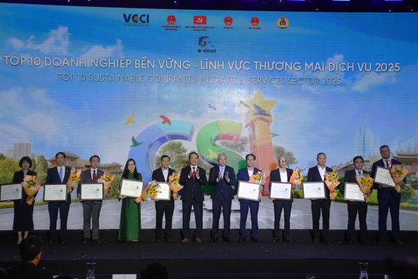 SCTV lọt vào TOP 10 Doanh nghiệp bền vững trong lĩnh vực Thương mại – Dịch vụ