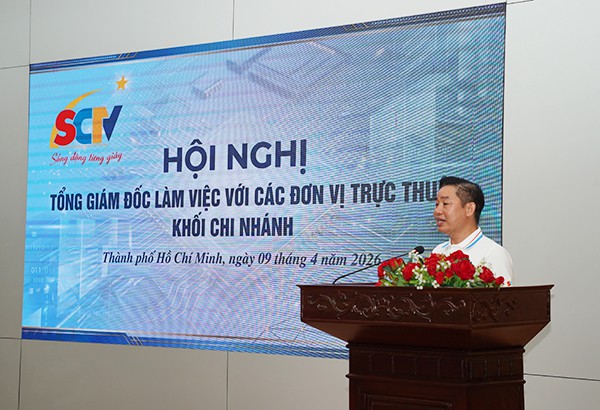Tân Tổng Giám đốc Lương Quốc Huy làm việc với các đơn vị: Quyết tâm “tái sinh” SCTV trong giai đoạn mới