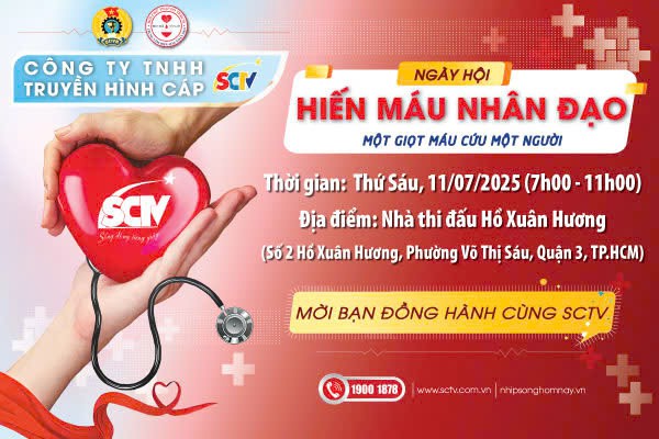 Cùng SCTV hiến máu cứu người -Trao đi là còn mãi