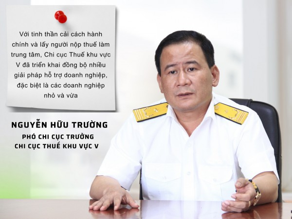 Chi cục Thuế khu vực V đồng hành cùng doanh nghiệp