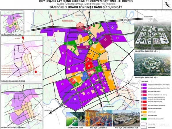 Hải Dương: Dự kiến vốn đầu tư hạ tầng Khu kinh tế chuyên biệt 338.000 tỷ đồng