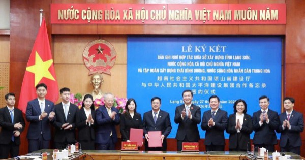Lạng Sơn: Ký kết hợp tác triển khai dự án hạ tầng với Tập đoàn Xây dựng Thái Bình Dương