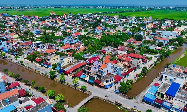 Nam Định: 96,9% xã, thị trấn được công nhận đạt chuẩn nông thôn mới nâng cao