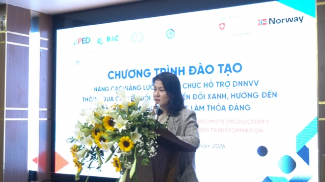 Nâng cao năng lực cho tổ chức hỗ trợ DNNVV thông qua chuyển đổi số, chuyển đổi xanh