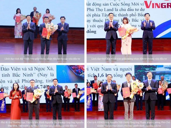 Phó Thủ tướng Thường trực Chính phủ Nguyễn Hòa Bình dự hội nghị xúc tiến đầu tư tại tỉnh Bắc Ninh