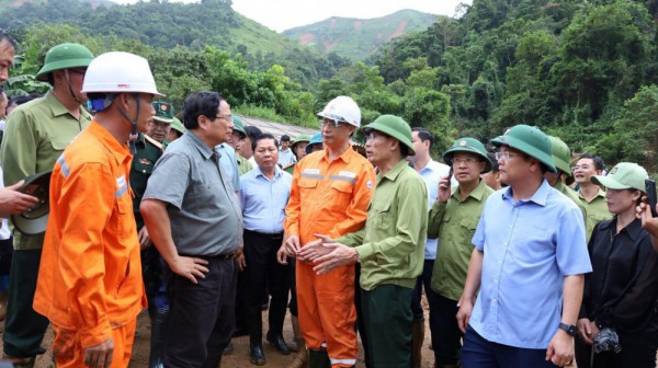 Sở Công Thương Điện Biên tích cực khắc phục hậu quả mưa lũ