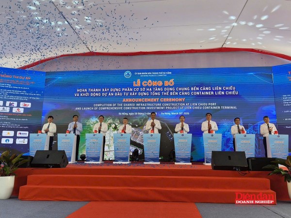 Đà Nẵng: Hoàn thành phần cơ sở dùng chung cảng Liên Chiểu hơn 3.400 tỷ đồng