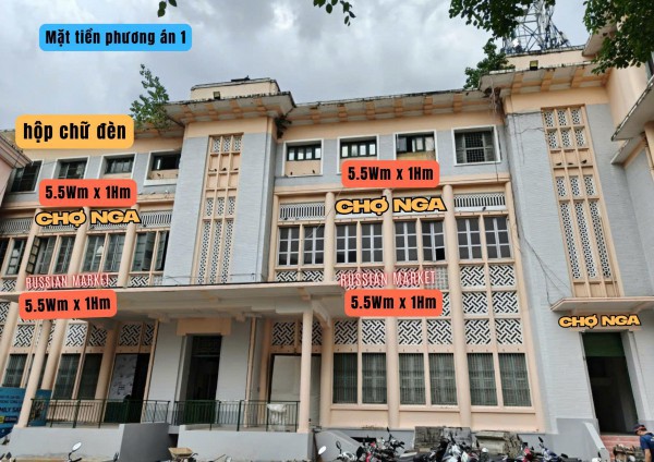 Chợ Nga tiến vô khu trung tâm Sài Gòn