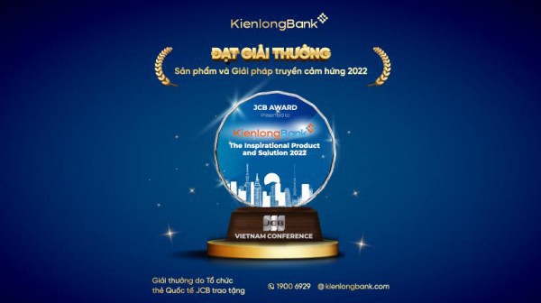 KienlongBank nhận giải thưởng “Sản phẩm và giải pháp truyền cảm hứng 2022”