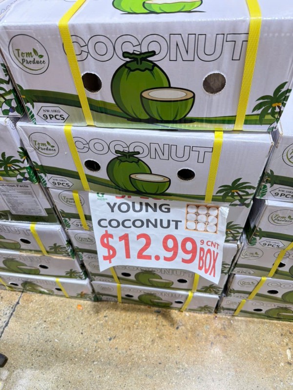 Sầu riêng, dừa tươi, bưởi… Việt Nam 