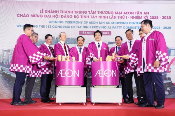 Tập đoàn AEON khánh thành trung tâm thương mại thứ 8 tại Việt Nam