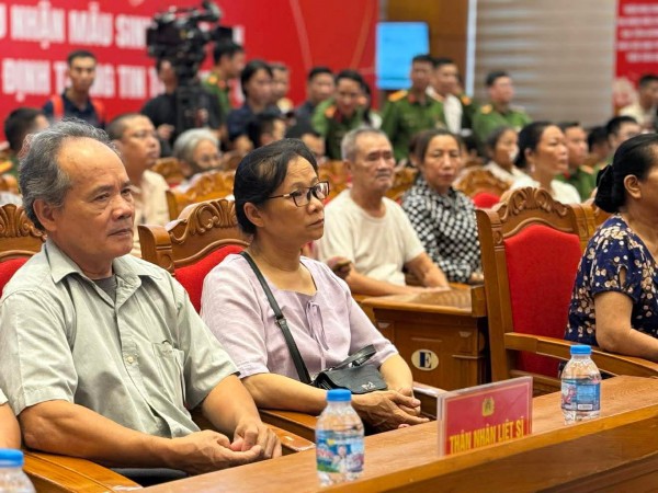 Bộ Công an hướng dẫn chi tiết quy trình lấy mẫu ADN tìm danh tính liệt sĩ