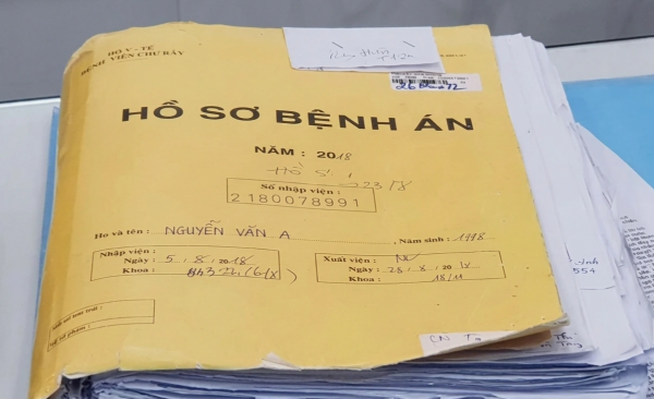 Nộp bệnh án tâm thần, 