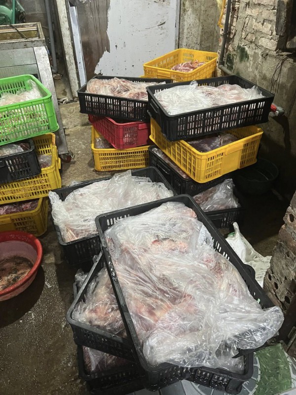 Bắt chủ lò mổ trữ đông 38 tấn thịt heo nhiễm bệnh để tuồn ra thị trường