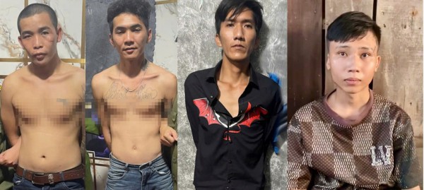 Bắt quả tang nhóm người sử dụng ma túy, thu giữ 2 vật giống súng