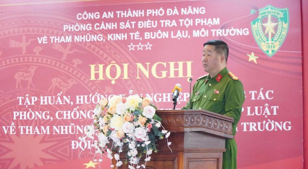 Công an Đà Nẵng: Siết chặt công tác phòng chống tội phạm kinh tế, môi trường từ cơ sở