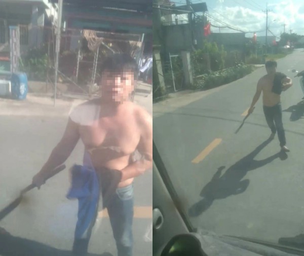 Công an tìm người đàn ông cầm rựa đập phá xe tải Công an tìm người đàn ông cầm rựa đập phá xe tải