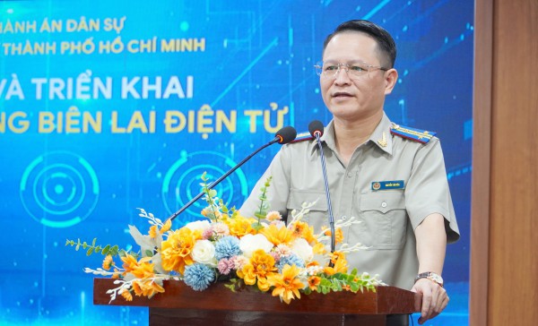 Cục Thi hành án dân sự TP.HCM: Áp dụng biên lai điện tử từ ngày 23.6 Cục Thi hành án dân sự TP.HCM: Áp dụng biên lai điện tử từ ngày 23.6