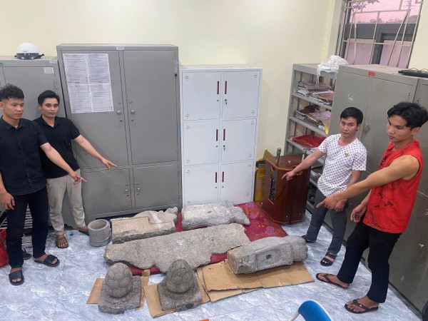 Hưng Yên: Bắt nhóm thanh niên trộm cắp cổ vật ở chùa Nôm