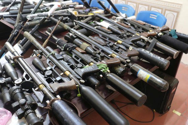 Nghệ An phá đường dây mua bán vũ khí quân dụng quy mô lớn