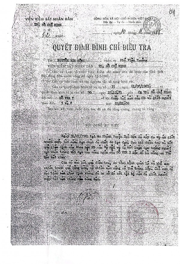 Nguyên chiến sĩ công an mang án oan 42 năm yêu cầu bồi thường hơn 8 tỉ