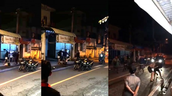 Nhóm nam nữ đánh nhau gây náo loạn đường phố ở TP.HCM