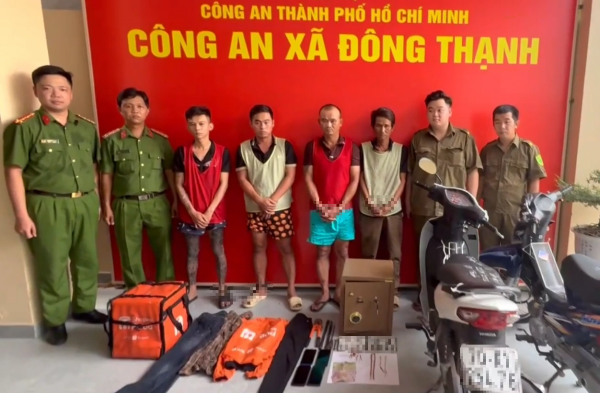 TP.HCM: Bắt nhóm đối tượng gây ra loạt vụ trộm cắp